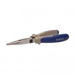 Alicate de boca semi redonda con mango bimaterial, 201mm 612-200-1 irimo