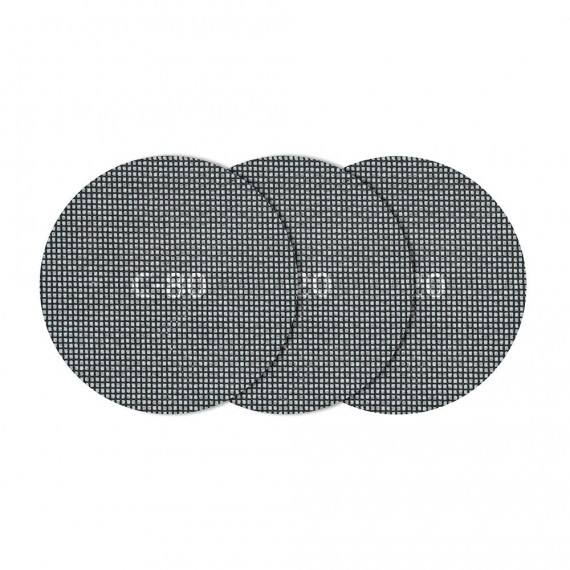 Pack 5 tejidos de rejilla adherentes carburo de silicio grano 80,120,220 ø125mm 8464000 wolfcraft