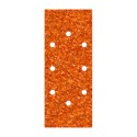 Pack 5 hojas de lija de corindón grano 40 perforadas oval 93x230mm 1971000 wolfcraft