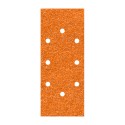 Pack 5 hojas de lija de corindón grano 120 perforadas oval 93x230mm 1973000 wolfcraft