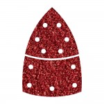 Pack 10 hojas abrasivas adhesivas, 2 piezas para madera/metal grano 60 1812000 wolfcraft