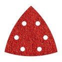 Pack 5 hojas abrasivas adhesivas corindón, grano120 delta 95mm 1853000 wolfcraft