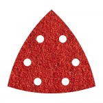 Pack 5 hojas abrasivas adhesivas corindón, grano120 delta 95mm 1853000 wolfcraft