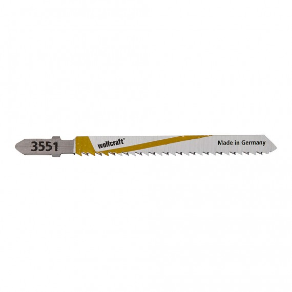 Pack 2 hojas de sierra de calar vástago en t/hcs 75mm. pos.dientes opuesto 3551000 wolfcraft