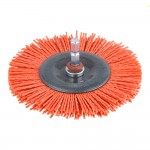 Cepillo de disco de nylon, vástago hexagonal 1/4" ø100x10mm 1502000 wolfcraft