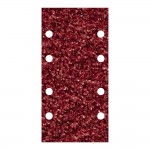 Set 10 hojas de lijar adhesivas corindón de grano 40 de 93x185mm 1766000 wolfcraft
