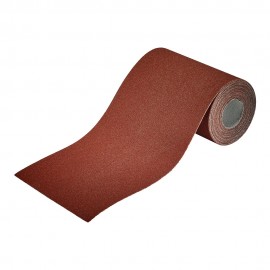 Rollo de papel abrasivo 5 m x 115 mm, grano 80