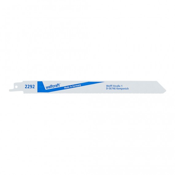 Pack 2 hojas de sierra de sable bim, metal, fino, longitud 230mm 2292000 wolfcraft