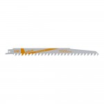 Pack 2 hojas de sierra de sable cv, madera, basto, longitud 240mm 2289000 wolfcraft