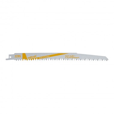 Pack 2 hojas de sierra de sable cv, madera, basto, longitud 230mm 2295000 wolfcraft
