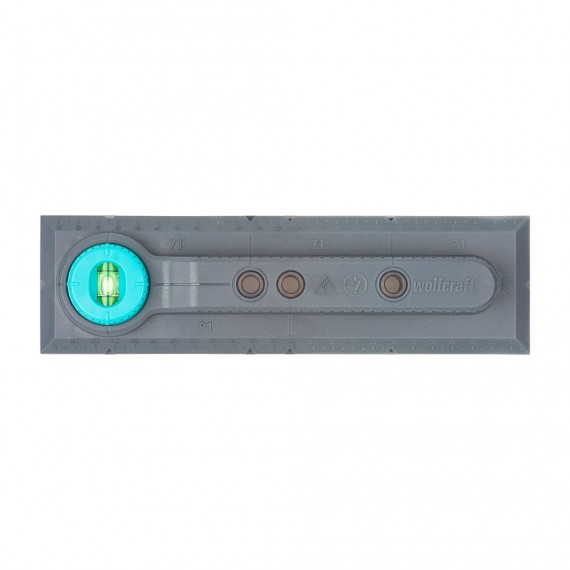 Plantilla de perforación "electricidad", para medidas de 71 y 91 mm 5976000 wolfcraft