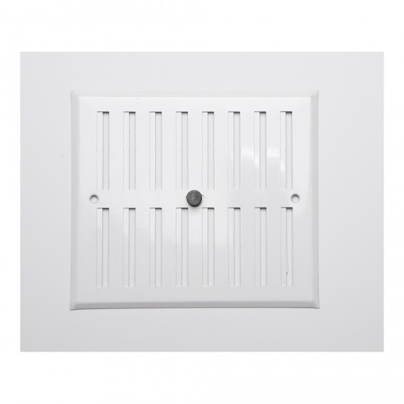 Rejilla regulable. aluminio 0.8 blanco 170x190mm