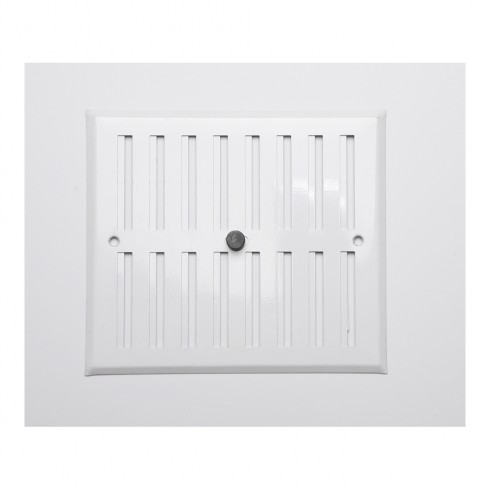 Rejilla regulable. aluminio 0.8 blanco 170x190mm