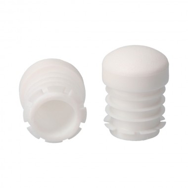 Contera redonda para interior ø30mm blanca