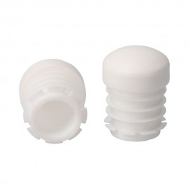 Contera redonda para interior ø30mm blanca