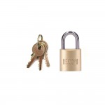 Candado de laton arco normal 25x15mm blister edm