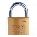 Candado k40. latón. 40mm. con 2 llaves. arco normal. ifam