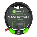 Cable espiral citadel negro 150cm combinación cc 150/8/c cidatel