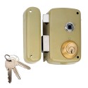 Cerradura sobreponer con cilindro 5056b entrada 60mm. mano izquierda 95056bhe60i lince