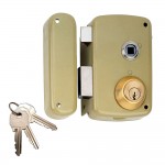 Cerradura sobreponer con cilindro 5056b entrada 60mm. mano izquierda 95056bhe60i lince