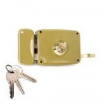 Cerradura sobreponer con cilindro 5125a entrada 100mm. mano izquierda 95125ahe10i lince