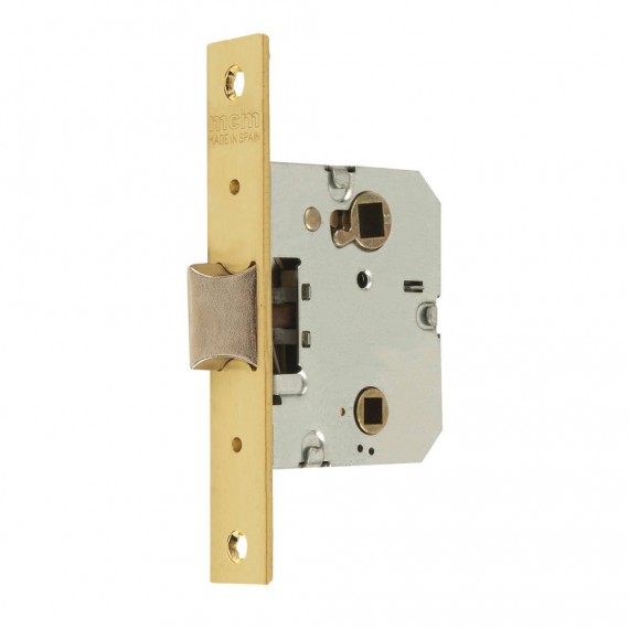 Picaporte de embutir en madera para cerraduras de paso o condena. 1419-2-50 mcm