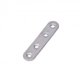 Placa acero inox 80x19x2mm