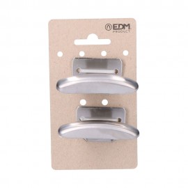 Colgador de acero inoxidable 2 uds