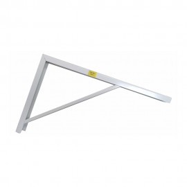 Escuadra de acero blanco robusto 30 x 50 cm edm