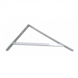 Escuadra de acero blanco fortex 25 x 40 cm edm