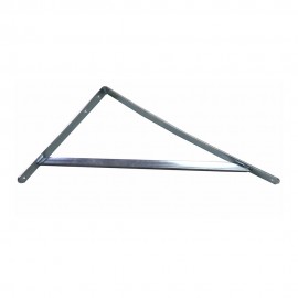 Escuadra de acero zincado fortex 33 x 50 cm