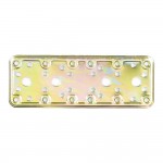 Placa 501-185x65mm acero bicromatado (s) 12122 amig