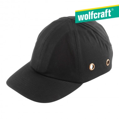 Gorra protectora con casco duro adaptable negra. 4858000 wolfcraft