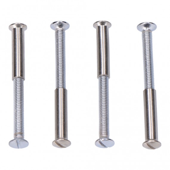 Tornillos ensamble niquel (blíster 4 unid.) edm