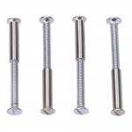 Tornillos ensamble niquel (blíster 4 unid.) edm