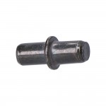 Pack 16 unid. porta-estante de hierro redondo nº 5 negro edm