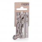 Pack 1 unid. cadena seguridad hº niquel edm