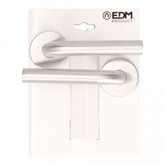 Blister juego roseta l curva 575 inox. edm