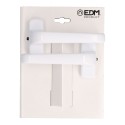 Blister juego manilla 6800 aluminio blanco edm