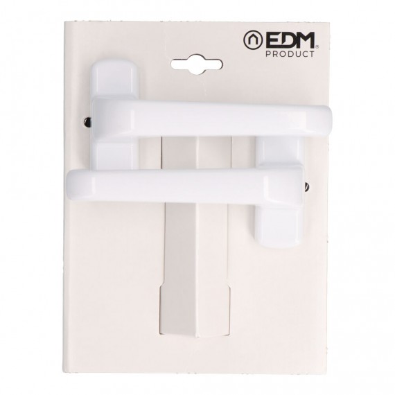 Blister juego manilla 6800 aluminio blanco edm