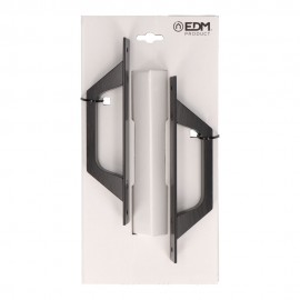 Asas placa recta 6804 aluminio negro