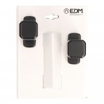 Blister pomo recuperable 6807 aluminio negro edm