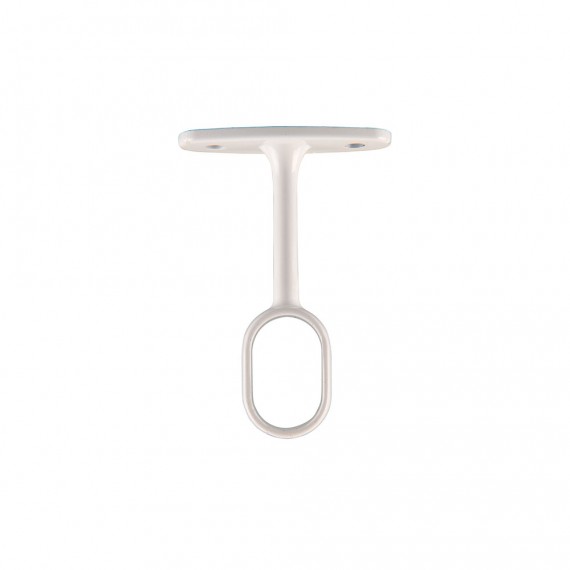 Soporte armario central ovalado blanco (1 ud) cintacor - storplanet