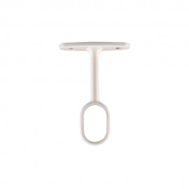 Soporte armario central ovalado blanco (1 ud) cintacor - storplanet