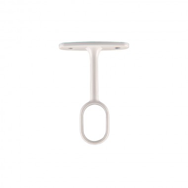 Soporte armario central ovalado blanco (1 ud) cintacor - storplanet