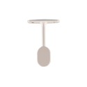Soporte armario terminal ovalado blanco (2 uds) cintacor - storplanet