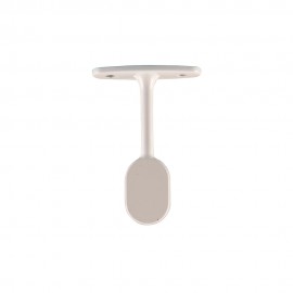 Soporte armario terminal ovalado blanco (2 uds) cintacor - storplanet