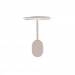Soporte armario terminal ovalado blanco (2 uds) cintacor - storplanet