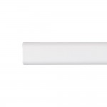 Barra armario ovalada metal blanco 100cm cintacor - storplanet