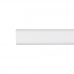 Barra armario ovalada metal blanco 150cm cintacor - storplanet